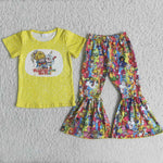 C15-18 Girl Rainbow Brite Cartoon Outfit-promotion 2024.7.27