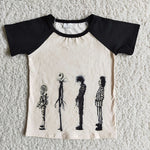 Boy Halloween Skull T-shirt