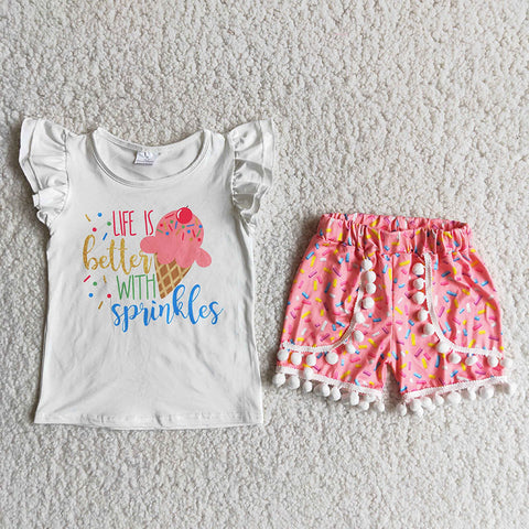 D13-20 Life is Better With Sprinkles Girl Outfit-promotion 2024.4.27