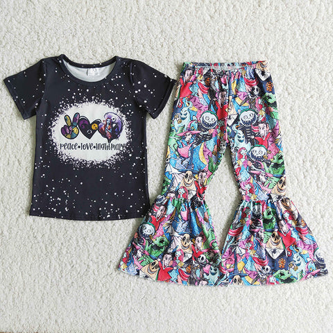 Girl Peace Love Nightmare Outfits