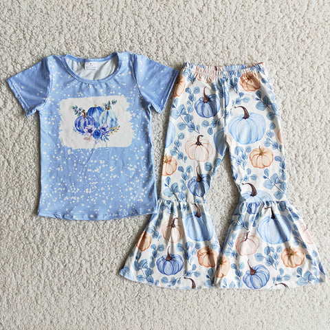 Girl Blue Pumpkin Outfits