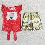 D12-29 Little Miss Farm Girl Shorts Outfit-promotion 2024.2.24