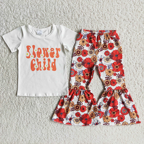 C9-14 Girl Flower Child Outfit-promotion 2024.6.22