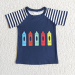 Boy Pencil Striped T-shirt