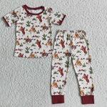 Cowboy Western Cactus Long Pants Boy Outfit