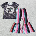 D3-13 Girl Babe Colorful Striped Pant Outfit-promotion 2024.1.6