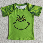 D3-5 Boy Green Monster T-shirt-promotion 2024.11.9