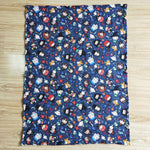 Baby Navy Seamless Print Minky Blanket