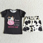 A6-12 I Love Shopping With Daddy's Moo-lah Girl Outfit-promotion 2024.3.2