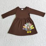 Girl Thanksgiving Turkey Dress