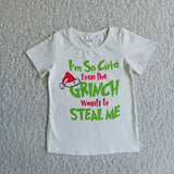 I am So Cute Girl Cartoon 3 Pieces Outfit