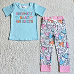 D3-16 Happiest Babe On Earth Girl Cartoon Pant Outfit-promotion 2024.1.6