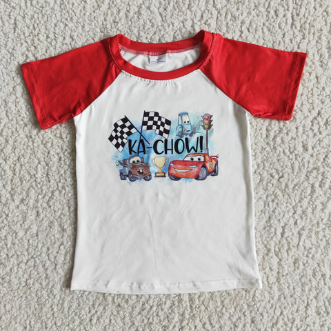 Boy Red Ka-Chow Short Sleeve T-shirt