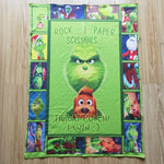 Baby Green Monster Screen Print Minky Blanket