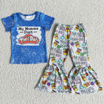 D11-3 My Momma Don't Play-doh Girl Print Ouutfit-promotion 2024.2.5