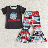 Girl Miss Thing Short Sleeve Patchwork Pant Outfit