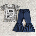 E6-13 Hank Waylon And Willie Girl Navy Pant Outfit-promotion 2024.2.5