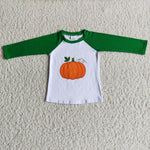 Clearance Boy Pumpkin Green T-shirt