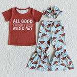 E7-28 All Goods Thing Are Wild & Free Girl Butterfly Outfit-promotion 2024.2.24