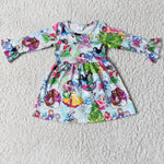 Girl Christmas Cute Princess Colorful Dress