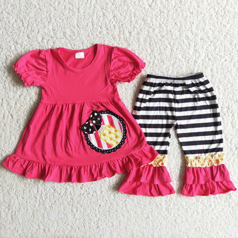 Girl Pencil Striped Outfits