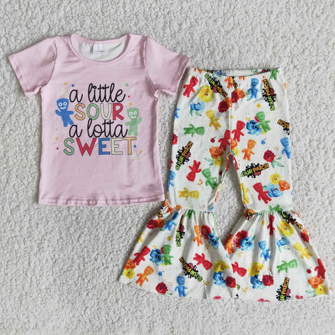 E9-11 A Little Sour A Lotta Sweet Girl Sour patch Outfit-promotion 2024.2.24