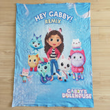 Baby Hey Gabby Cartoon Minky Blanket