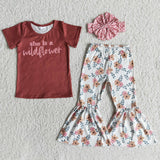 E13-30 She is A Wildflower Girl Floral Pant Outfit-promotion 2024.6.8