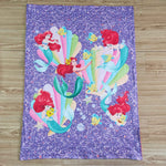 Baby Purple Cartoon Minky Blanket