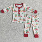 Boy Tree Car Pajamas Outfit