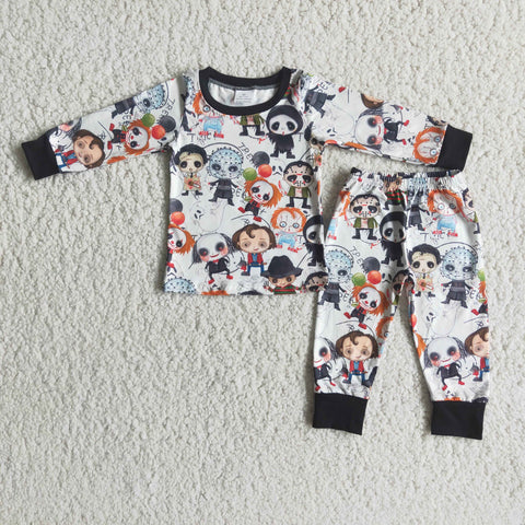 Boy Halloween Cartoon Pajamas Outfits