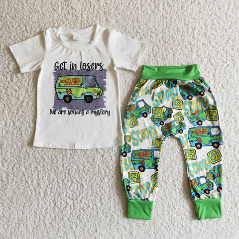 St Patrick White Shirt Green Pants Baby Boy Summer Outfits