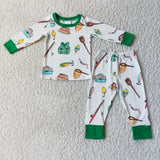 Baby Girl & Boy Fishing Tools Pajamas Outfit