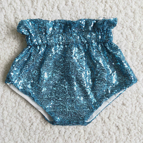 Girl Blue Sequin Bummies