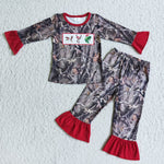 Baby Girl & Boy Camouflage Pajamas Outfit