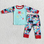 Girl Red Beauty Fish Cartoon Pajamas Outfit