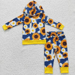 Girl Sunflowers Hoodie Outfit