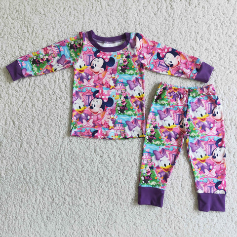 Boy Purple Pajamas Outfit
