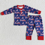 Boy & Girl Letter Print Pajamas Outfit