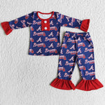 Boy & Girl Letter Print Pajamas Outfit