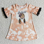 Girl Stay Wild Dream Catcher Pom Dress