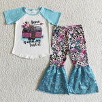 GSPO0053 Home Is Where You Park It Floral Pants Baby Girls Clothing Outfits-promotion 2024.6.15