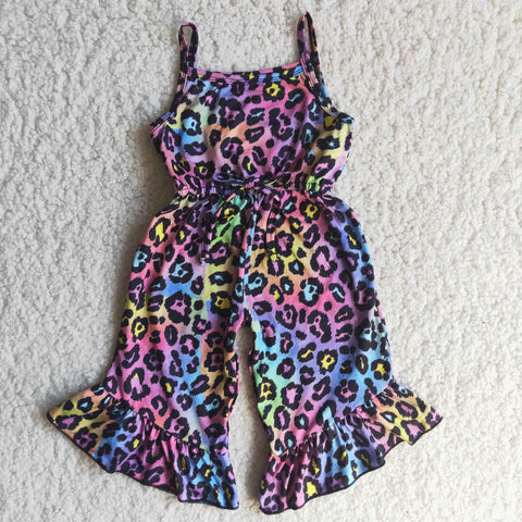 A7-3 Multicolor leopard thin strap girls jumpsuit-promotion 2024.4.13