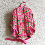 Little girls floral casual backpacks