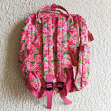 Floral pattern travel outdoor children backpacks