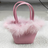 Baby pink portable bags