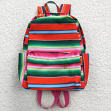 Red & blue kids girl backpack