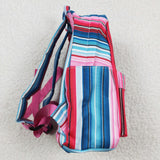 Colorful stripes children casual backpack