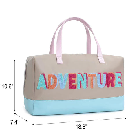 Adventure girls travel duffel bag