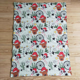 Green cactus baby swaddle wraps newborn sleep blankets